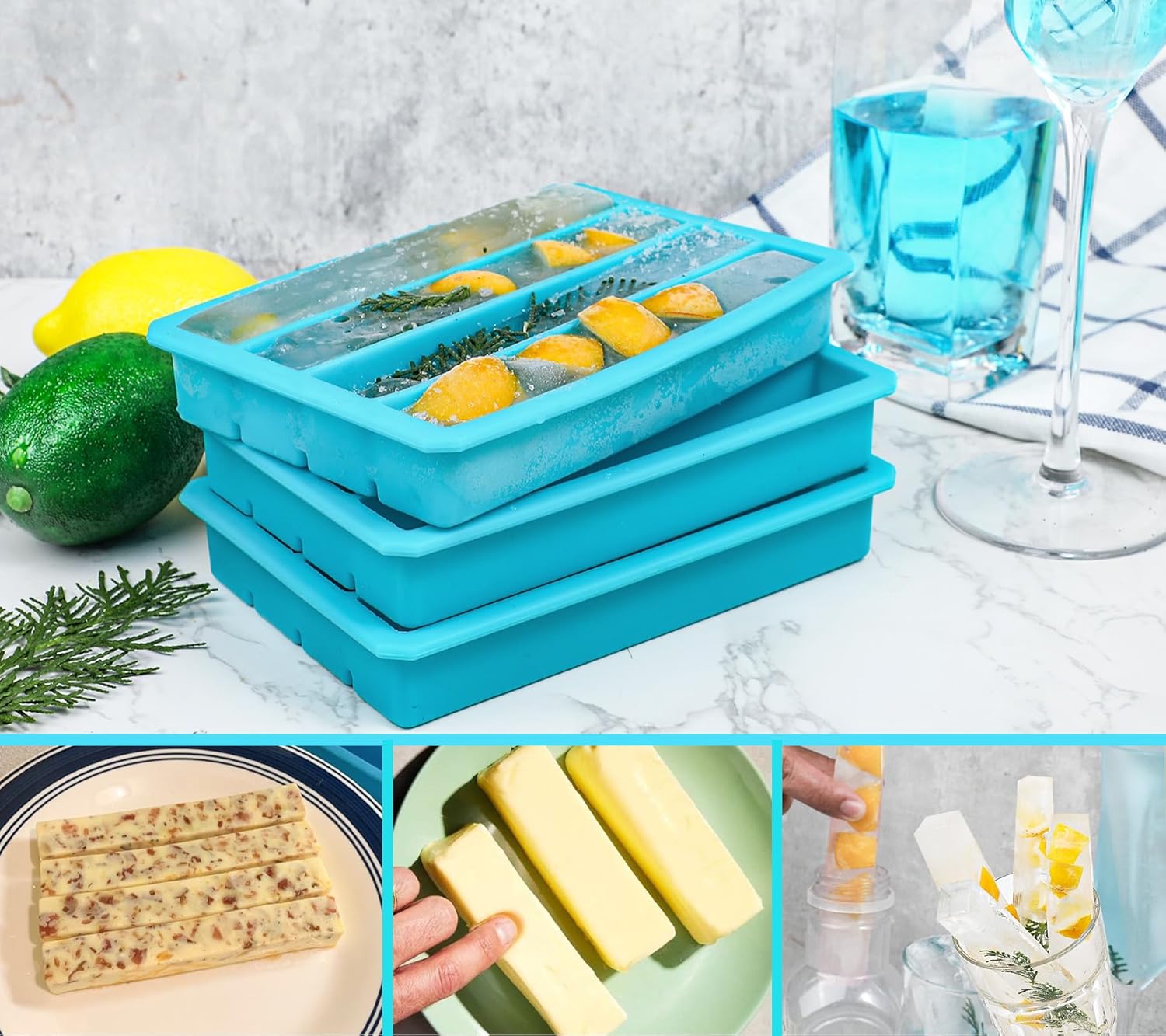 Long Ice Cube Sticks Mold for  - огляд і ціна Silicone Mold Tray