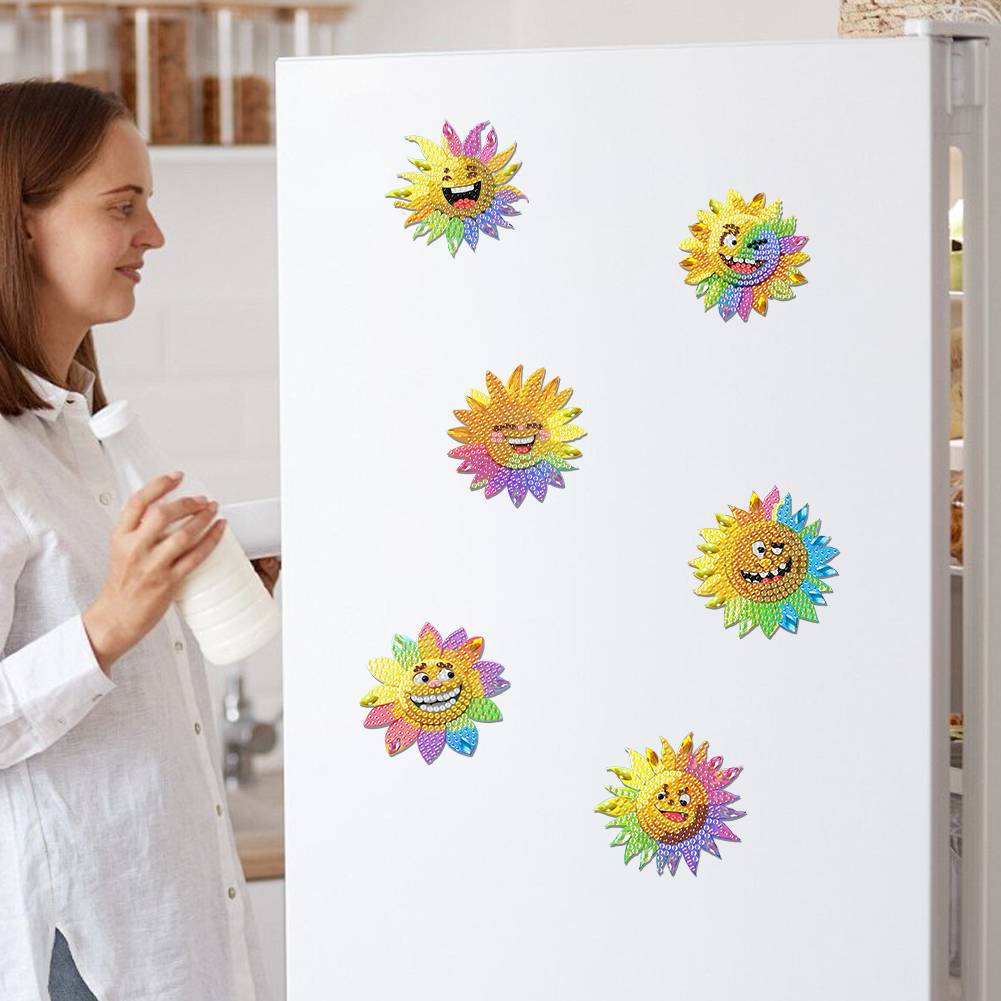 6Pcs Diamond Painting Refriger - огляд і ціна Resin Craft For Beginners