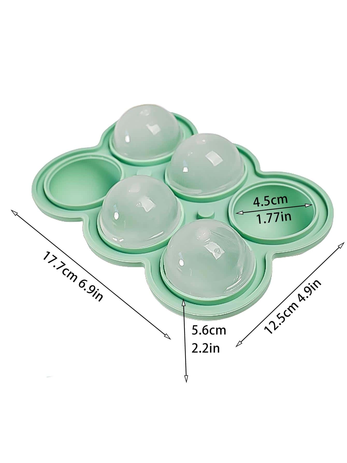 1pc Silicone 6-Cavity Ice Ball - огляд і ціна Silicone Mold Tray