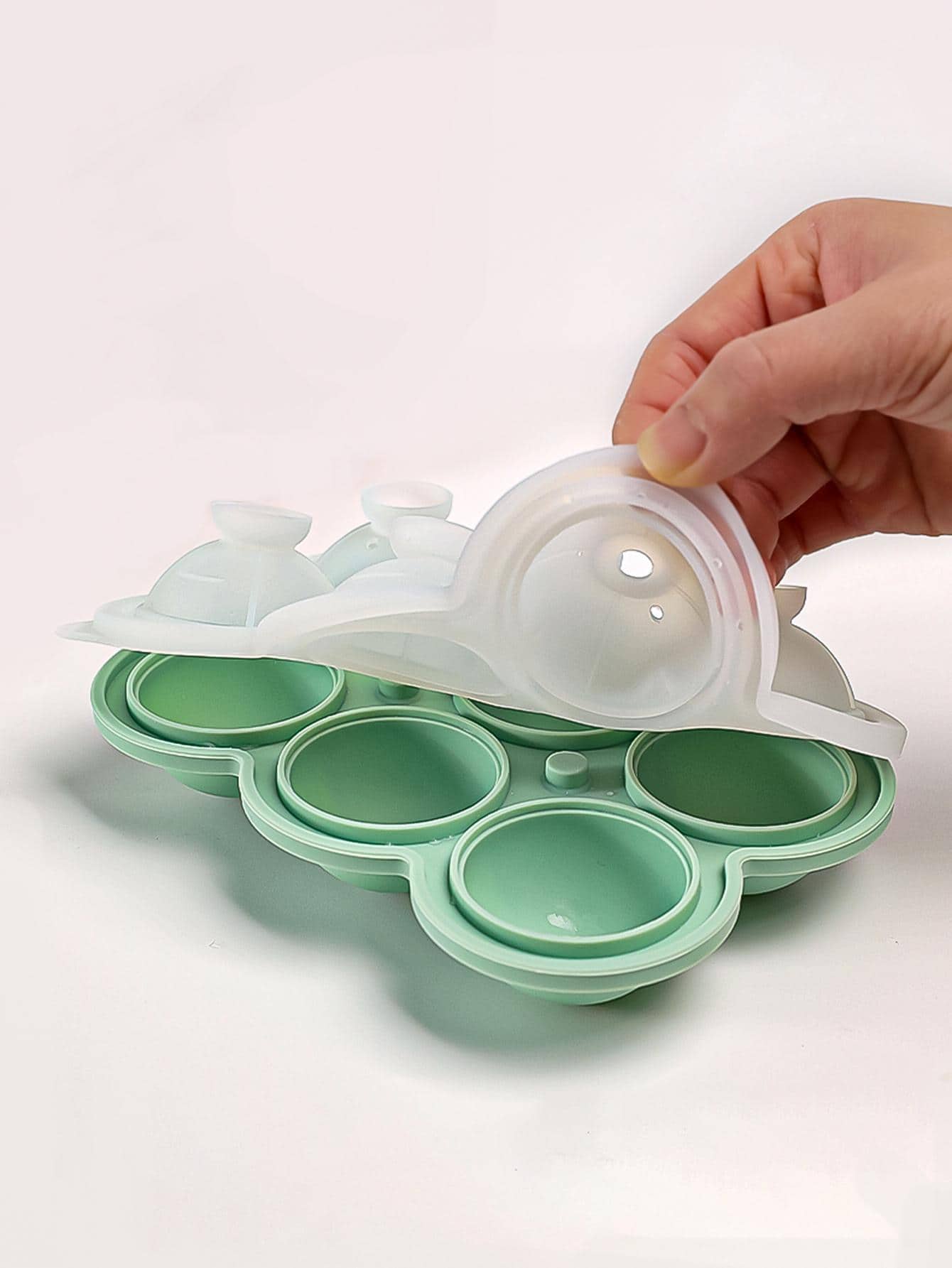 1pc Silicone 6-Cavity Ice Ball - огляд і ціна Silicone Mold Tray