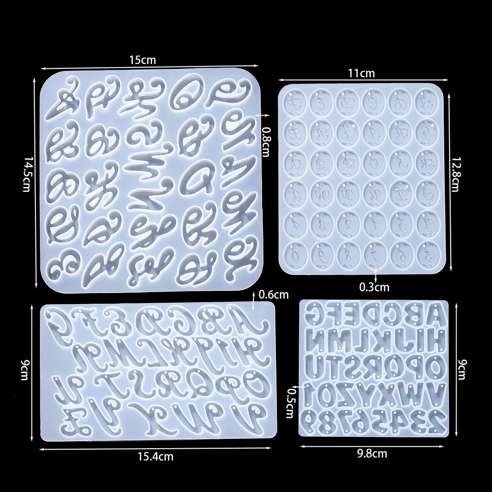 Alphabet Epoxy Resin Silicone  - огляд і ціна Epoxy Uv Resin Kit