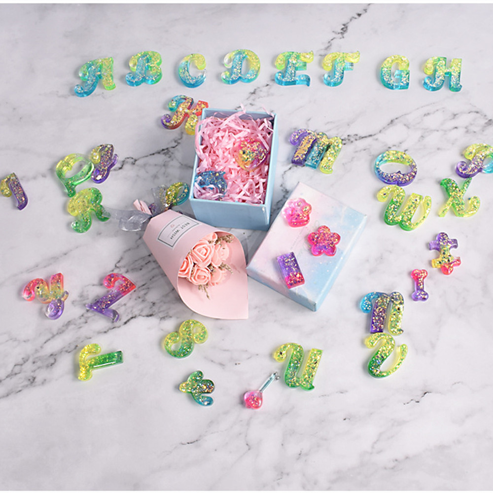 Alphabet Epoxy Resin Silicone  - огляд і ціна Epoxy Uv Resin Kit