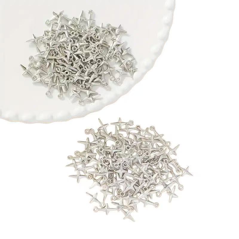 100pcs 16x8mm Charms Shining S - огляд і ціна Resin Craft Projects