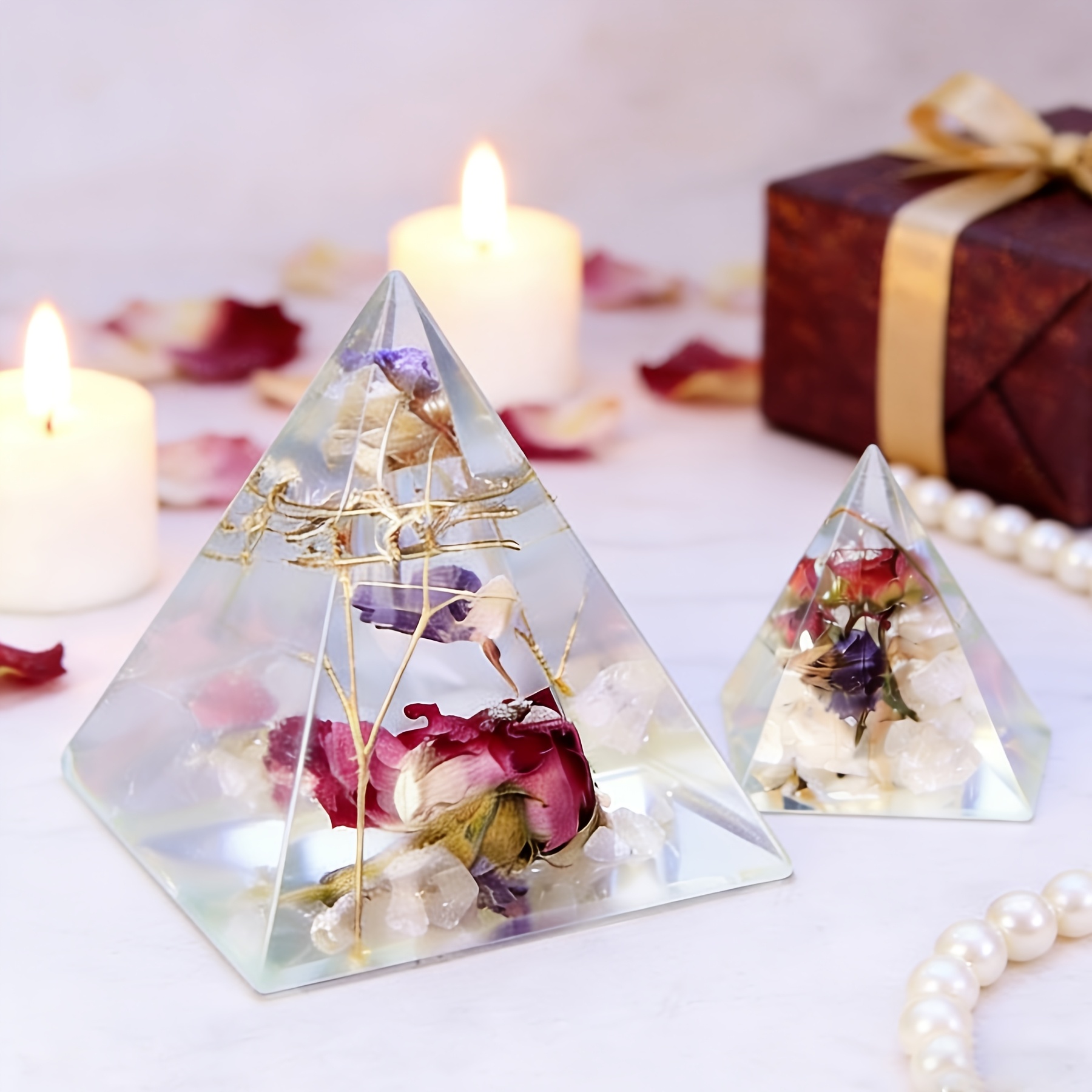 5pc- Pyramid resin molds of va - огляд і ціна Resin Jewelry Kit