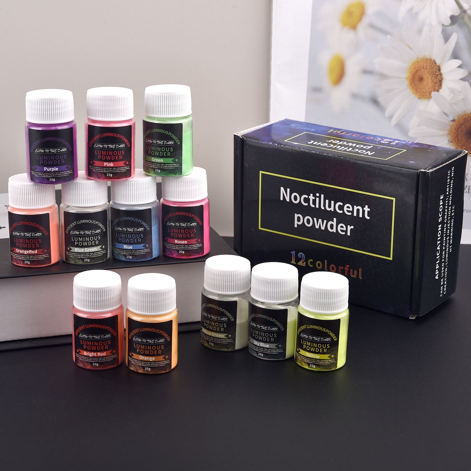 20g Long Lasting Bright Lumino - огляд і ціна Resin Pigment Set