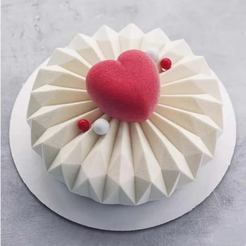 3D Round French Mousse Cake Si - огляд і ціна Coaster Mold Round