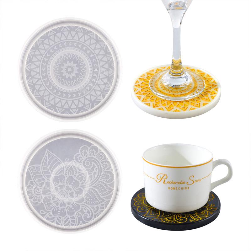 Flower Coaster Silicone Mold E - огляд і ціна Coaster Mold Round
