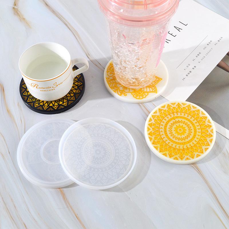 Flower Coaster Silicone Mold E - огляд і ціна Coaster Mold Round