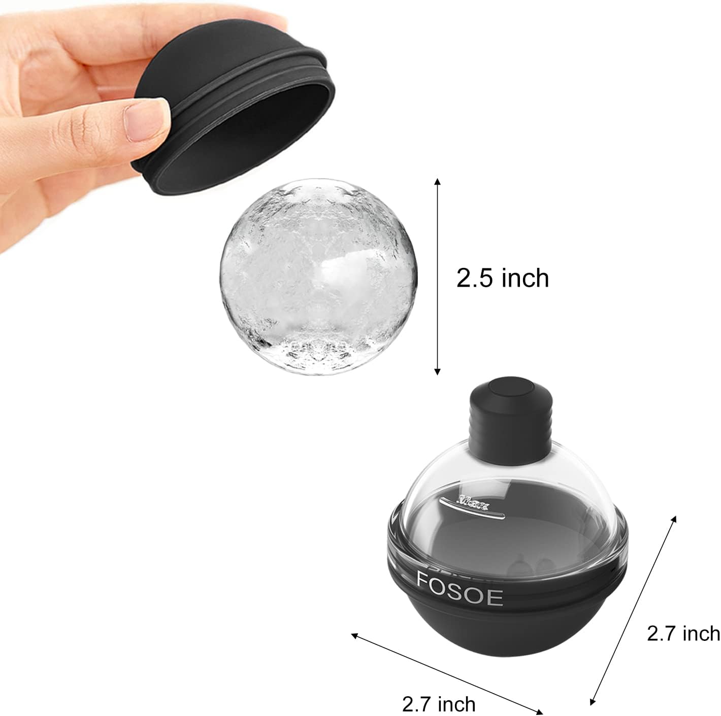 Silicone Ice Ball Molds for Wh - огляд і ціна Coaster Mold Round