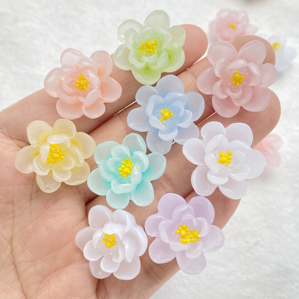 10Pcs New Cute Cartoon Flower  - огляд і ціна Flower Preservation Resin