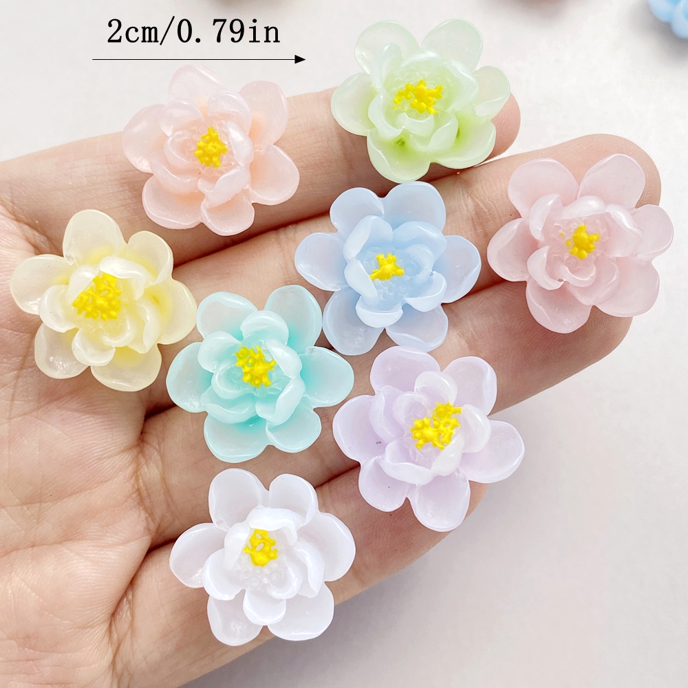 10Pcs New Cute Cartoon Flower  - огляд і ціна Flower Preservation Resin