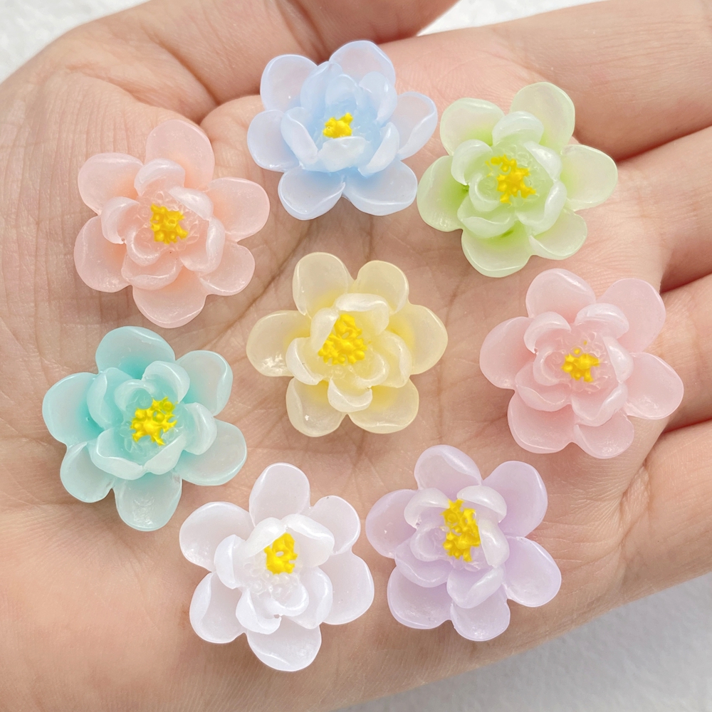 10Pcs New Cute Cartoon Flower  - огляд і ціна Flower Preservation Resin