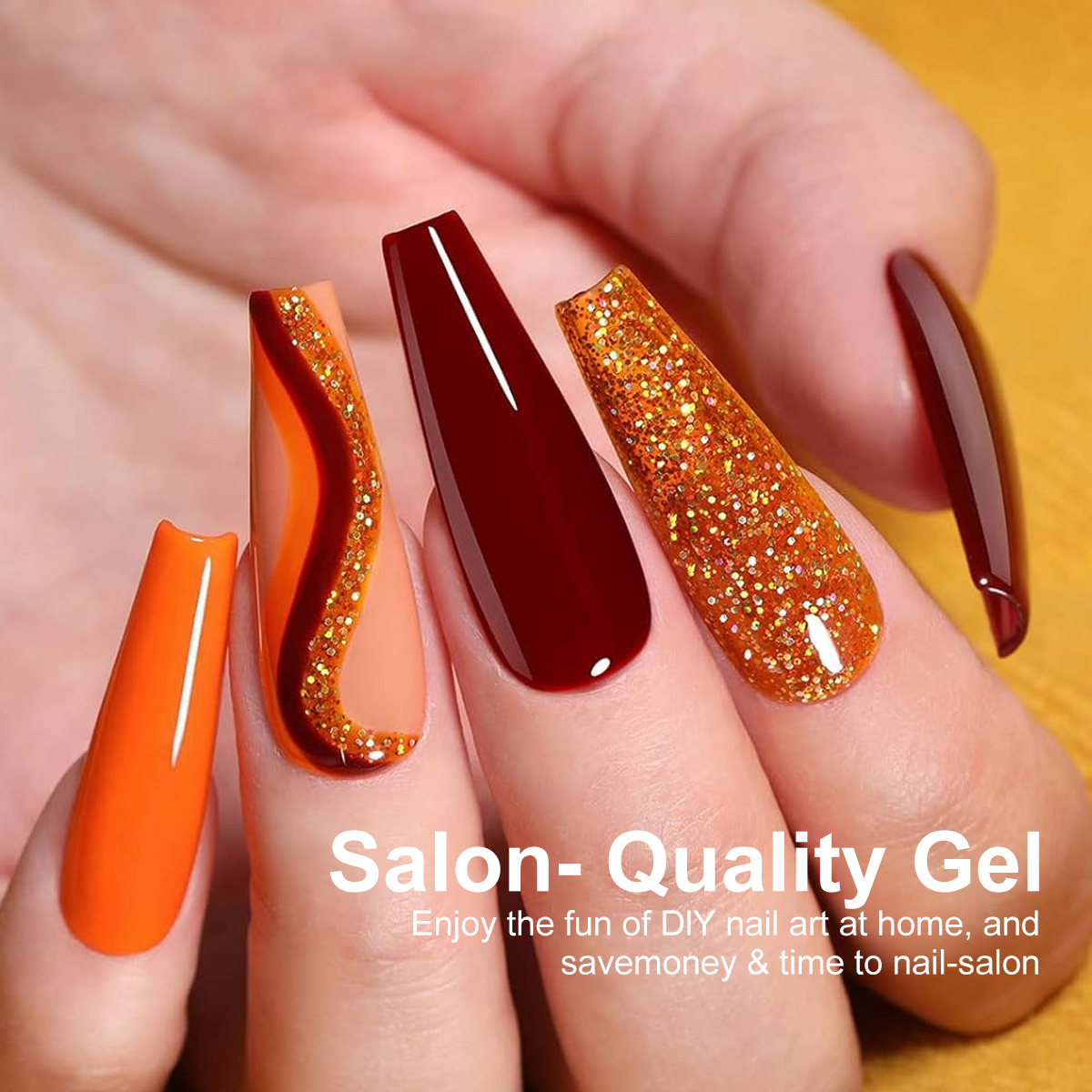 LIMEGIRL 18 PCS Gel Nail Polis - огляд і ціна Resin Glitter Pack