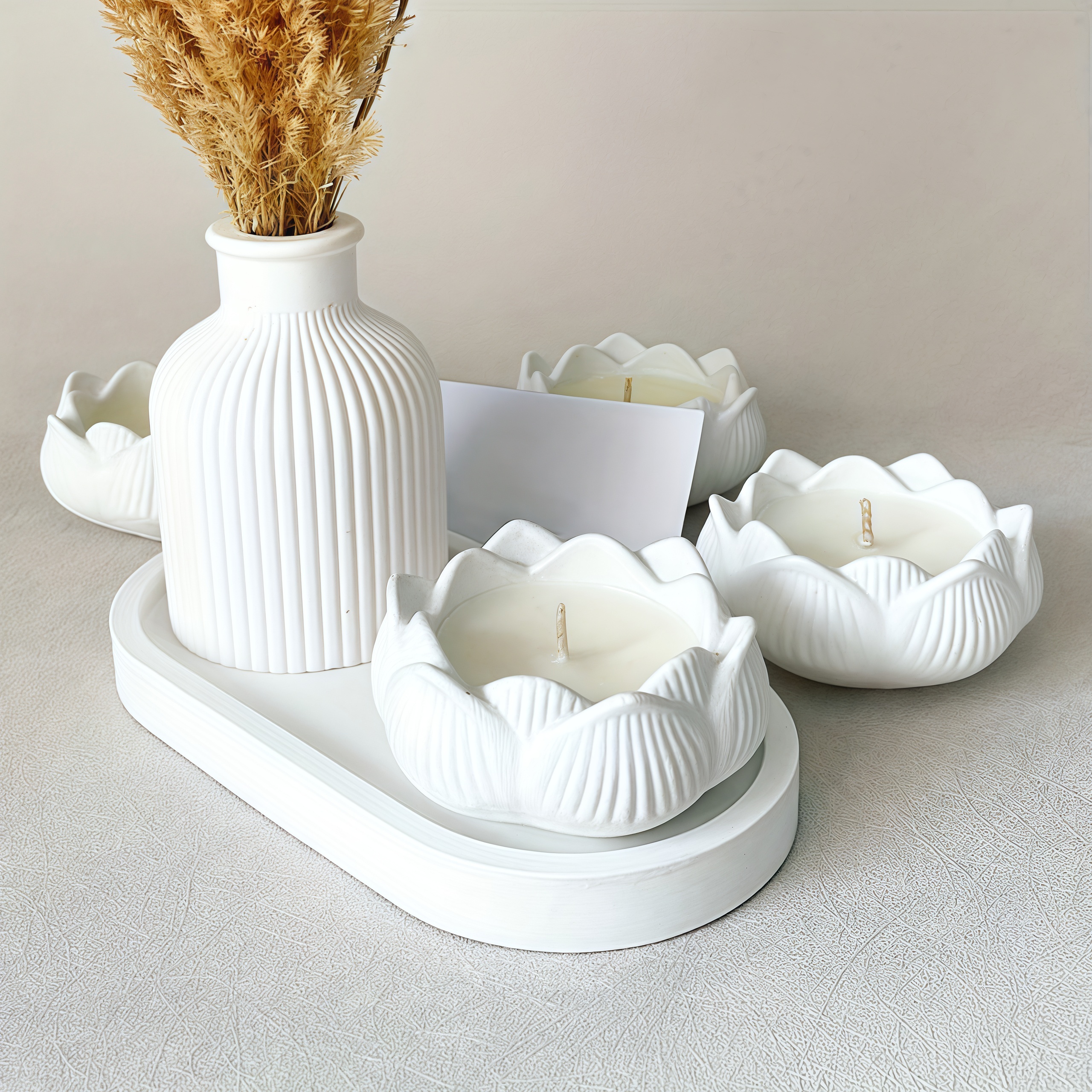 3pcs Silicone Mold Vases, Oval - огляд і ціна Serving Tray Mold