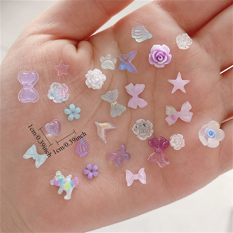 50pcs/pack Luminous Light Resi - огляд і ціна Resin Glitter Pack