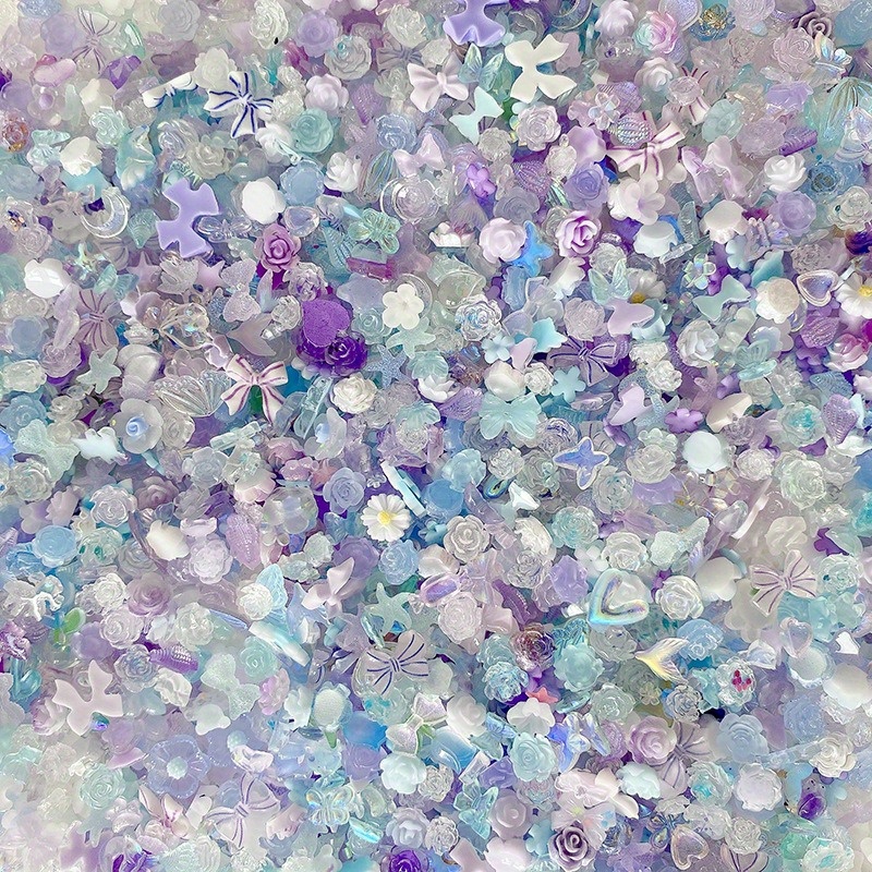 50pcs/pack Luminous Light Resi - огляд і ціна Resin Glitter Pack
