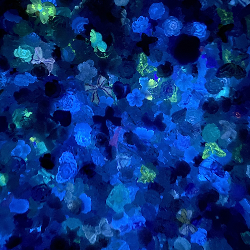 50pcs/pack Luminous Light Resi - огляд і ціна Resin Glitter Pack