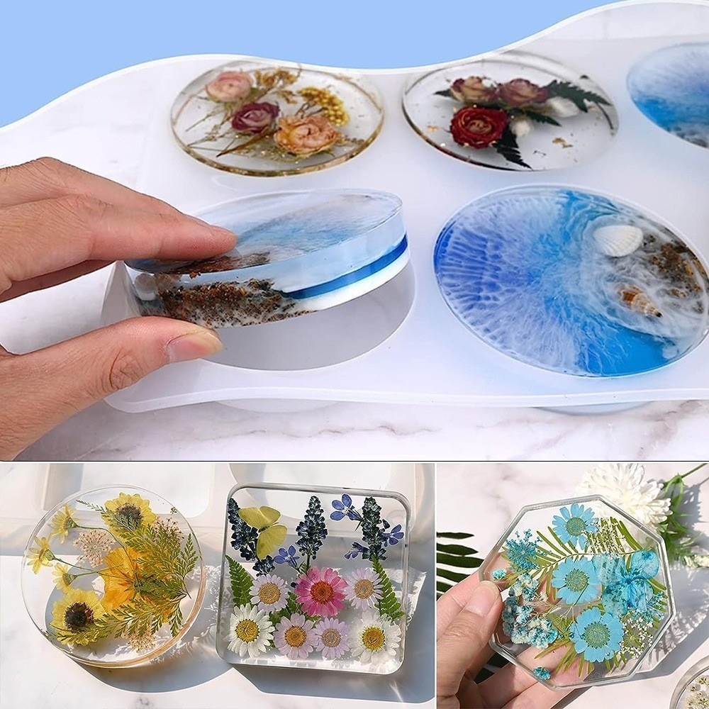Creative Coasters Silicone Mol - огляд і ціна Coaster Mold Round