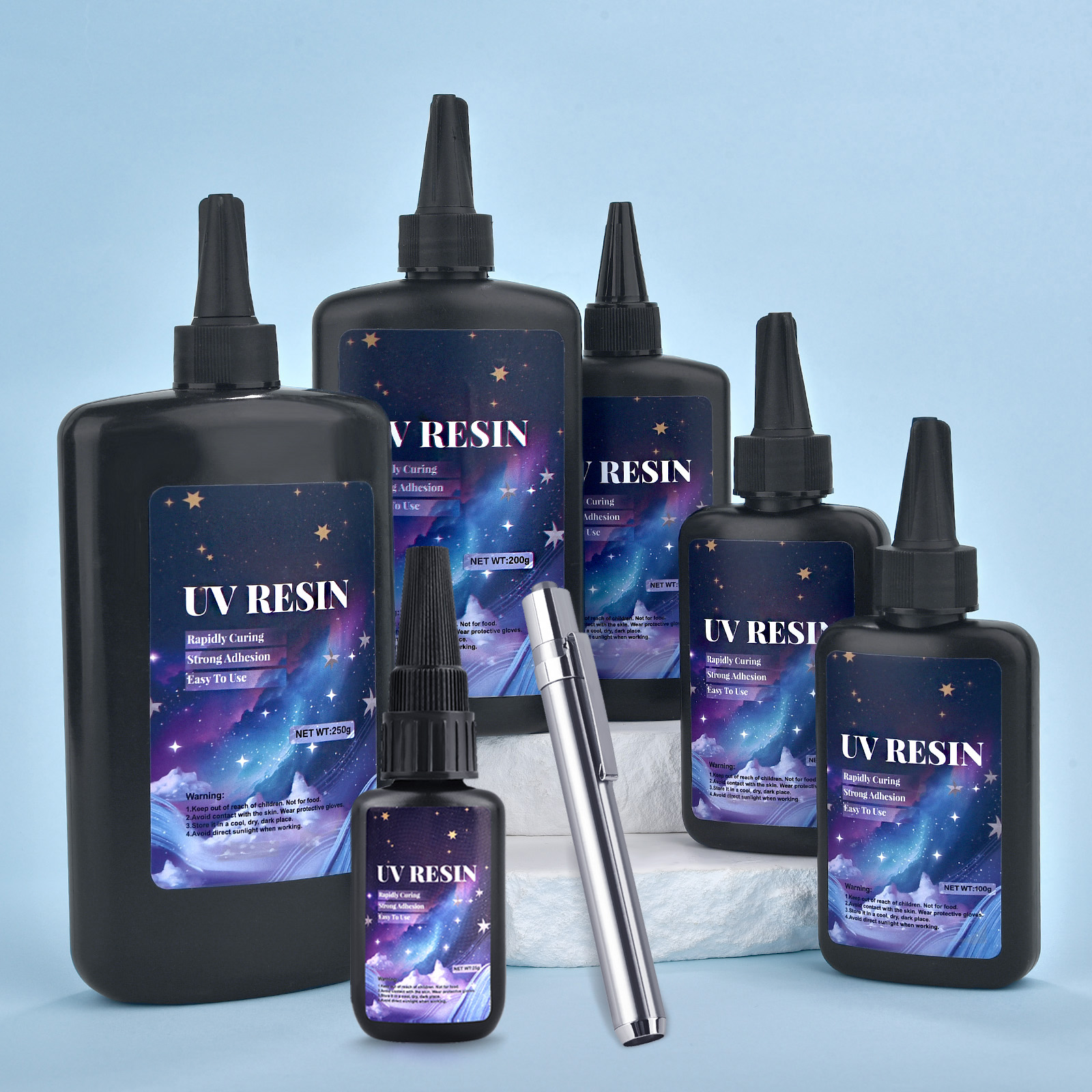 25/50/100/120/200/250g UV Fix  - огляд і ціна Epoxy Uv Resin Kit