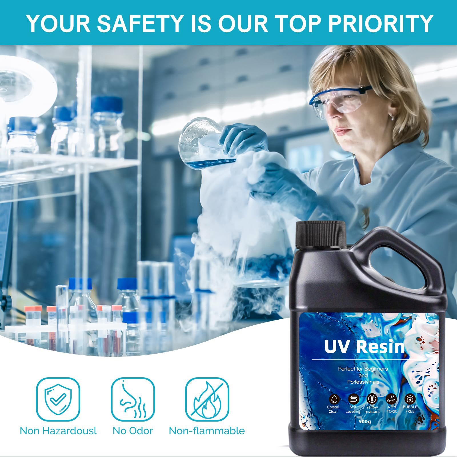 UV Resin 500-1000g -Bulk Upgra - огляд і ціна Epoxy Uv Resin Kit