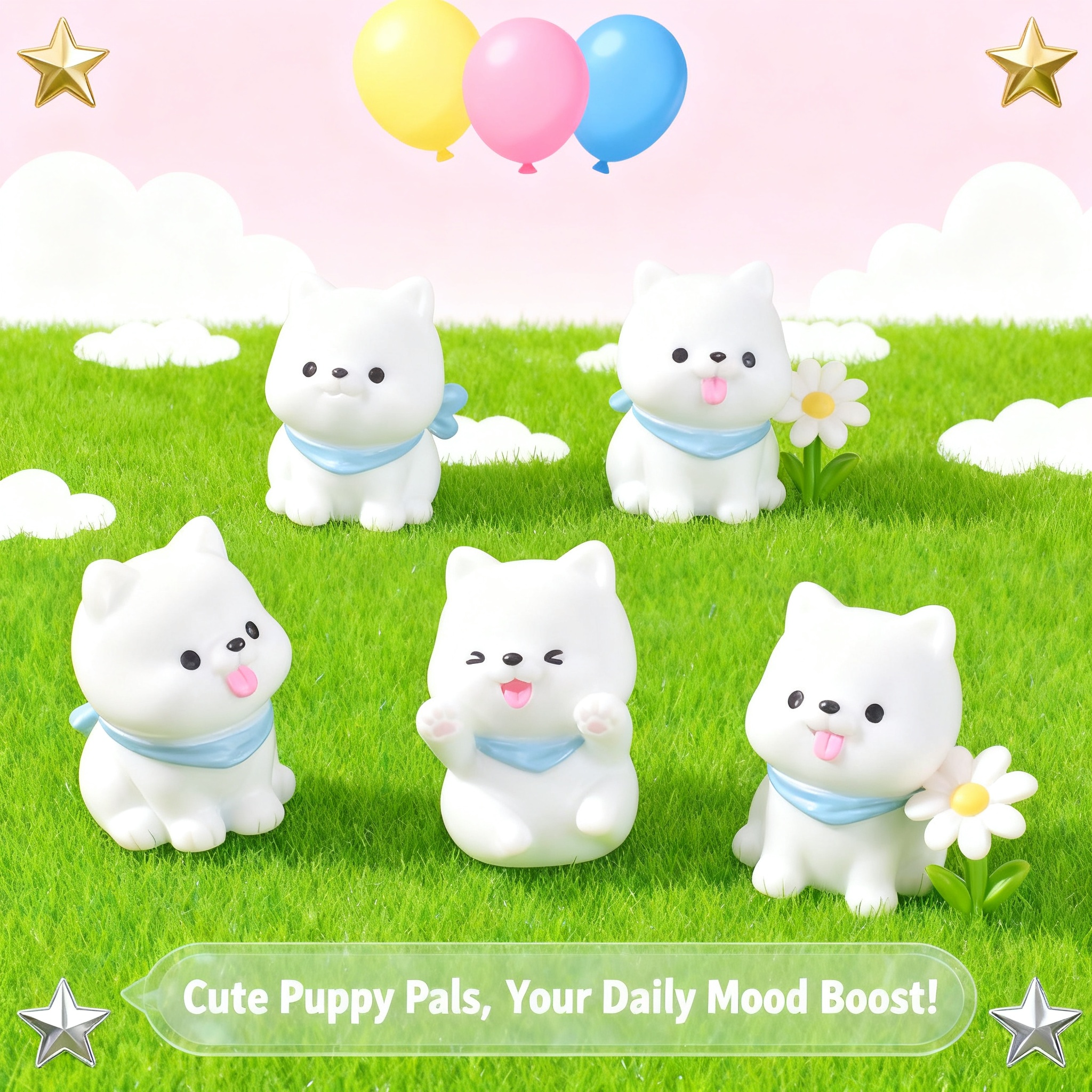 4Pcs Set Cute Cartoon Anime Do - огляд і ціна Resin Craft Kit