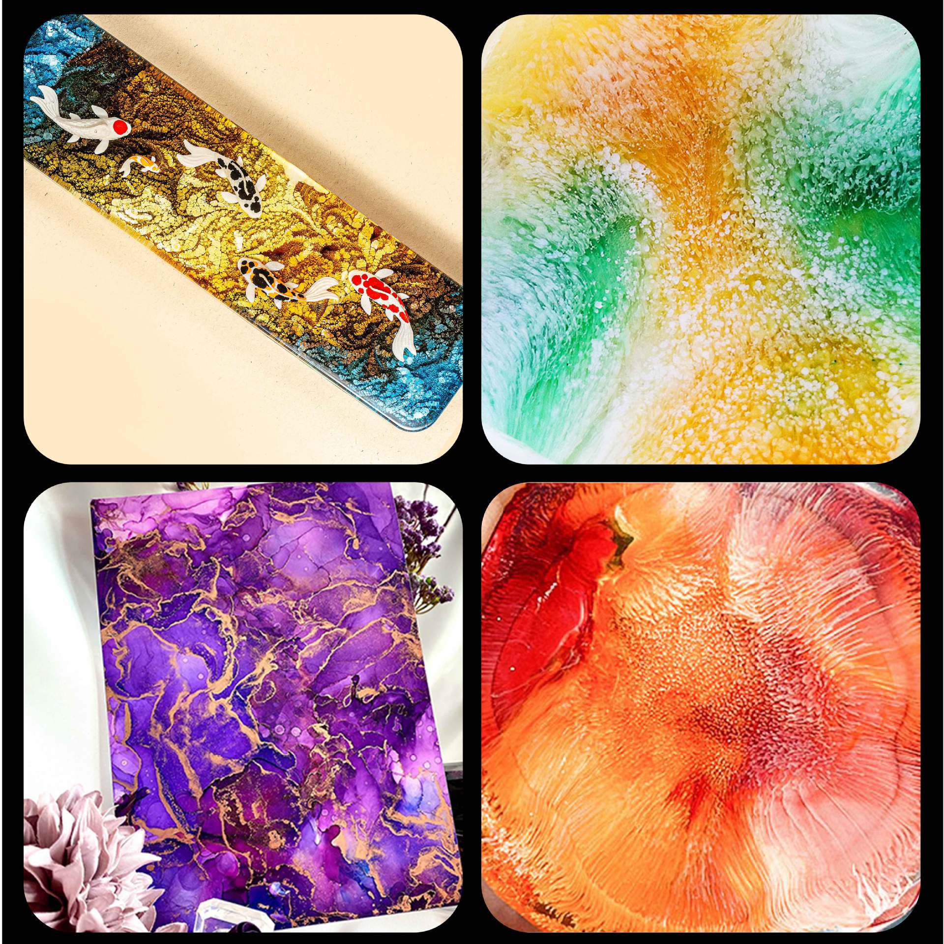 24-Color Resin Dye for Epoxy – - огляд і ціна Resin Dye Alcohol