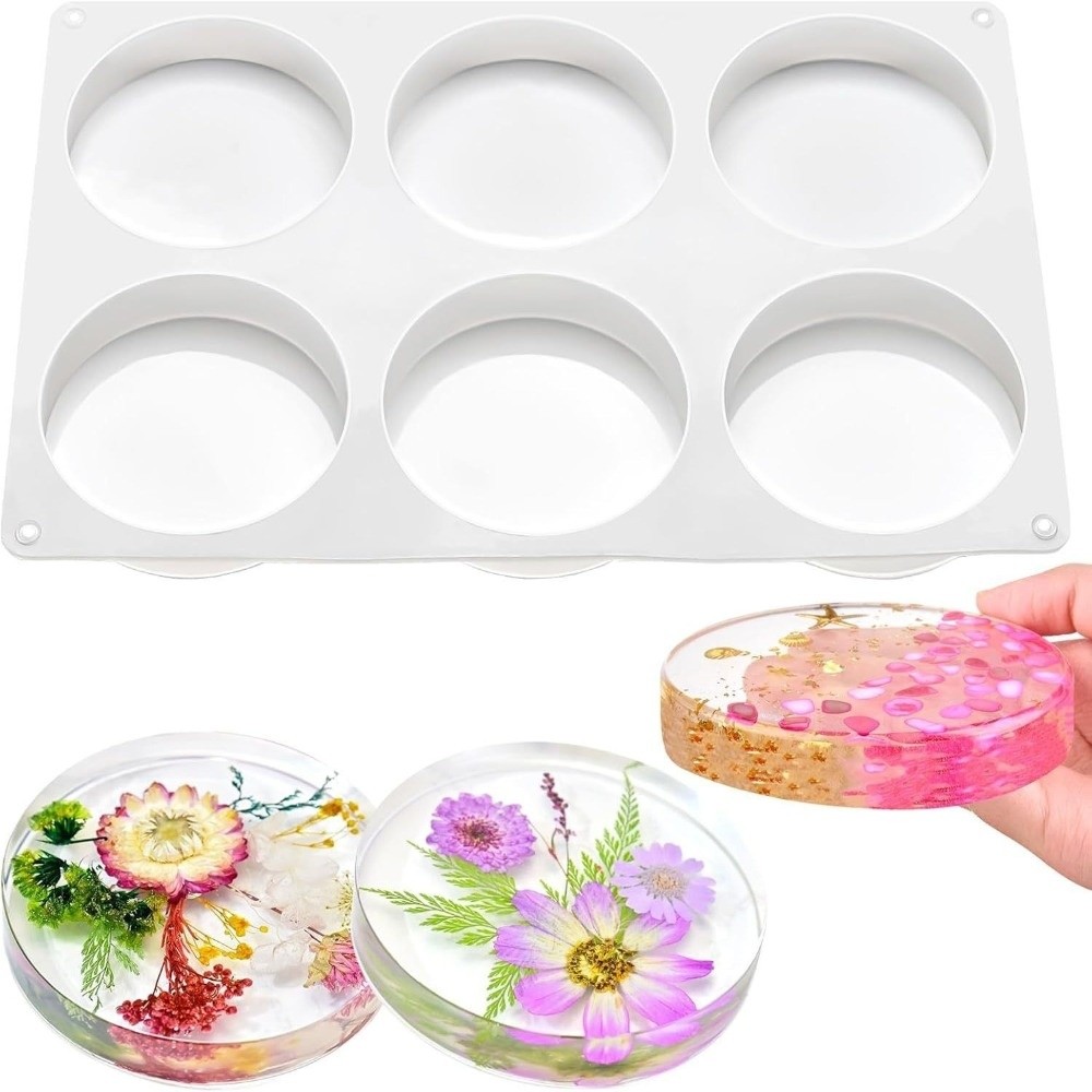 Creative Coasters Silicone Mol - огляд і ціна Coaster Mold Round