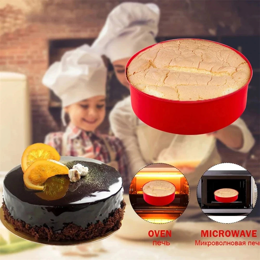 Silicone Cake Mold 4/6/8Inch R - огляд і ціна Coaster Mold Round