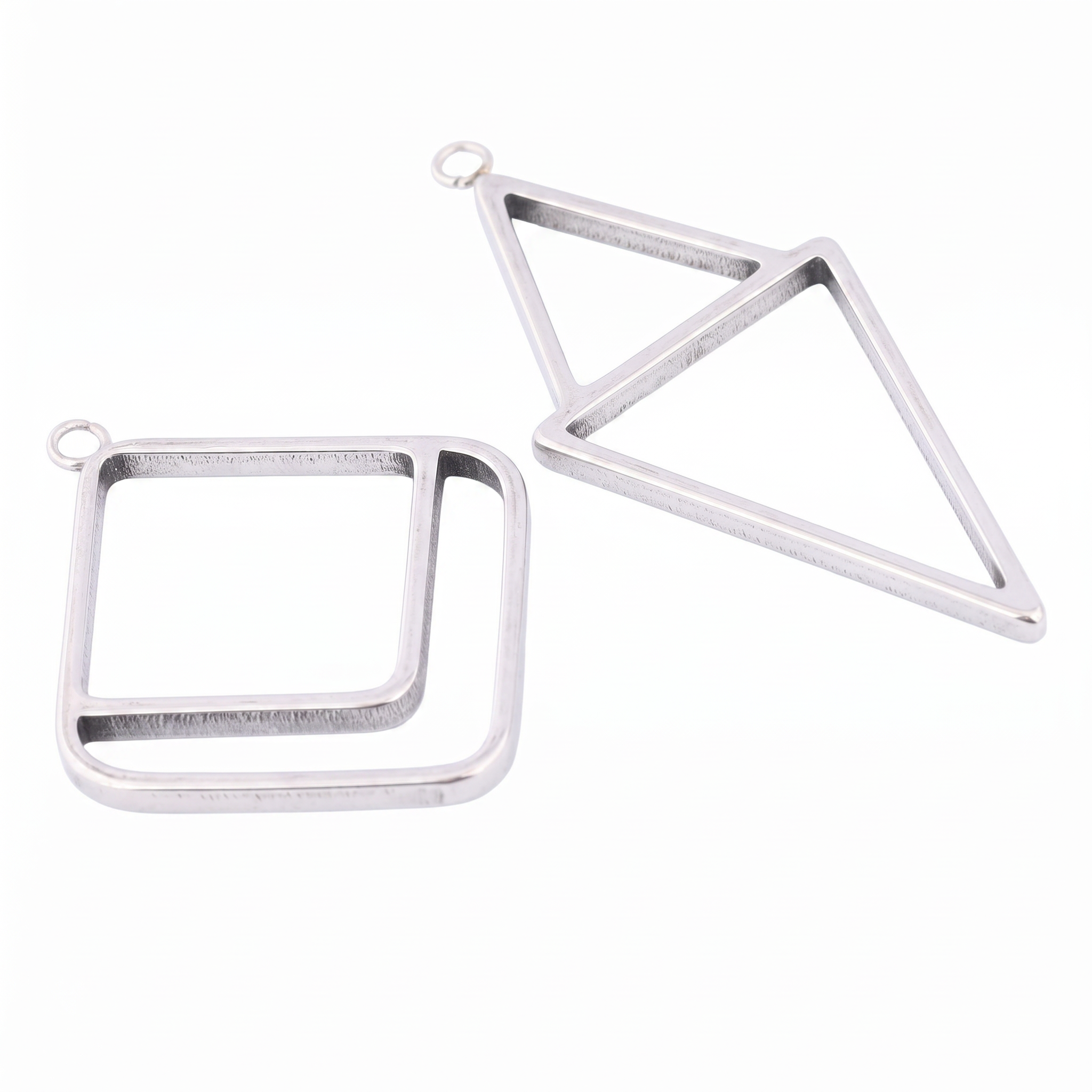 10pcs Square Triangle 3mm Thic - огляд і ціна Resin Craft Projects