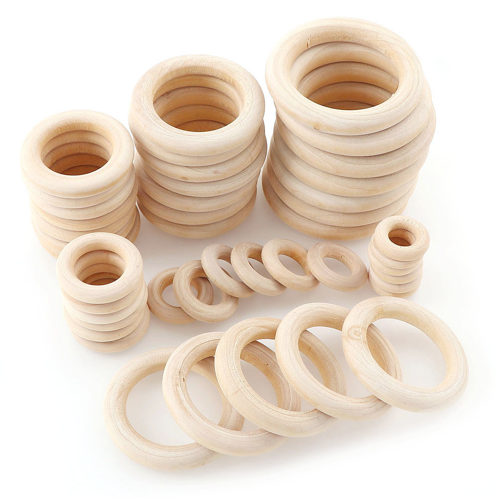 Unfinished Wooden Rings 20-60m - огляд і ціна Wood Ring Blank