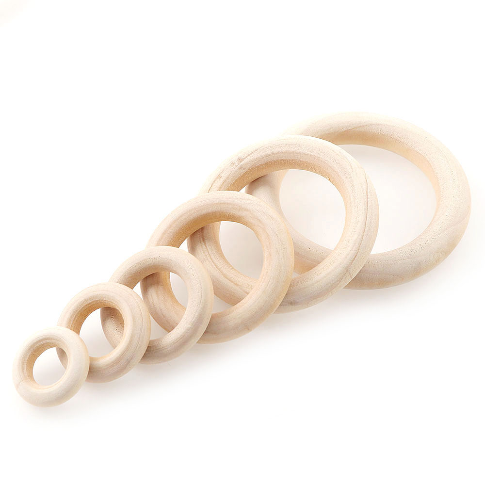 Unfinished Wooden Rings 20-60m - огляд і ціна Wood Ring Blank