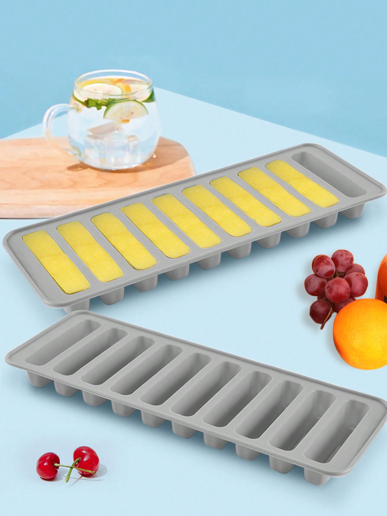 1pc Multi-grid Ice Cube Mold,  - огляд і ціна Silicone Mold Tray