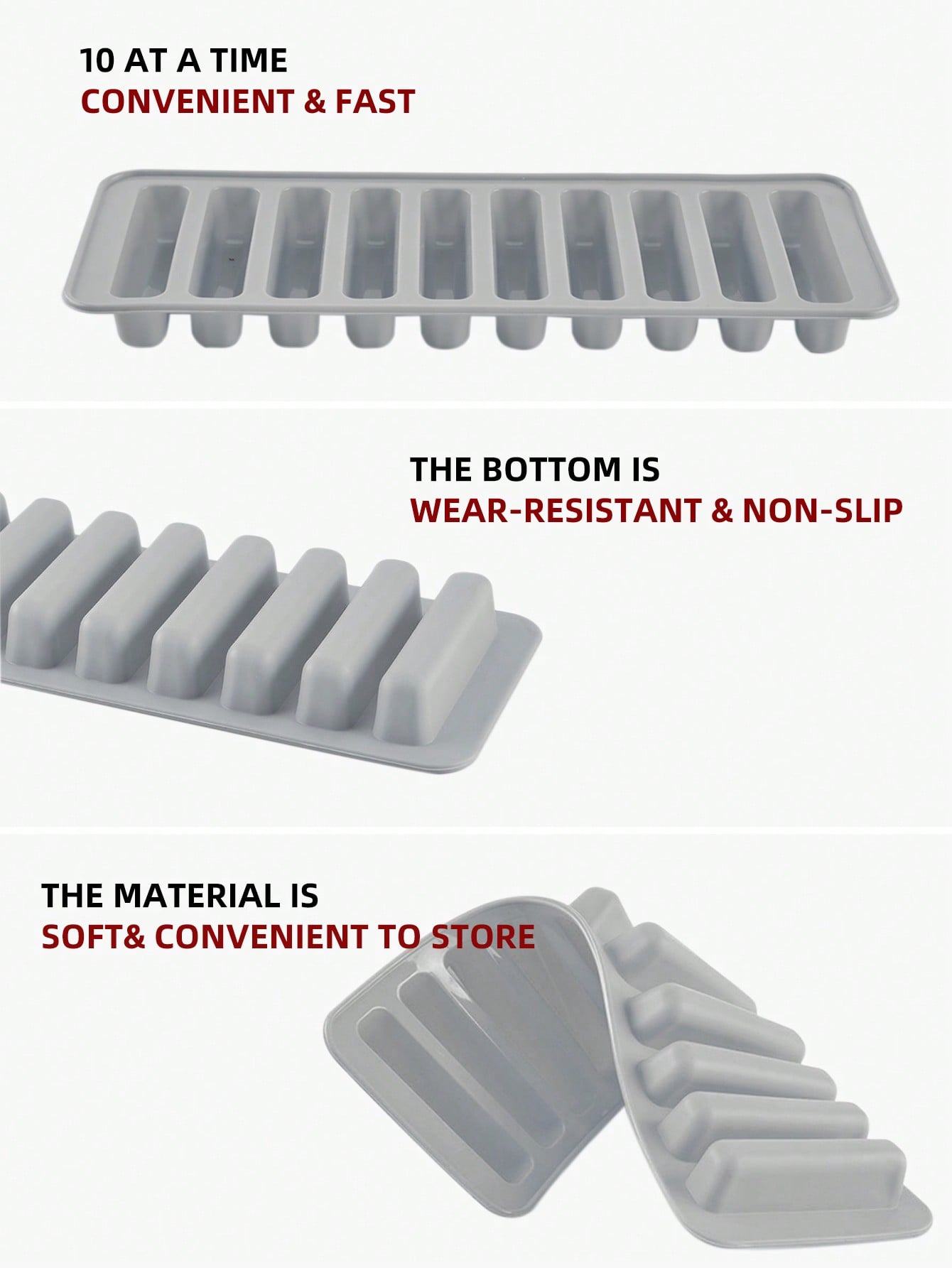 1pc Multi-grid Ice Cube Mold,  - огляд і ціна Silicone Mold Tray