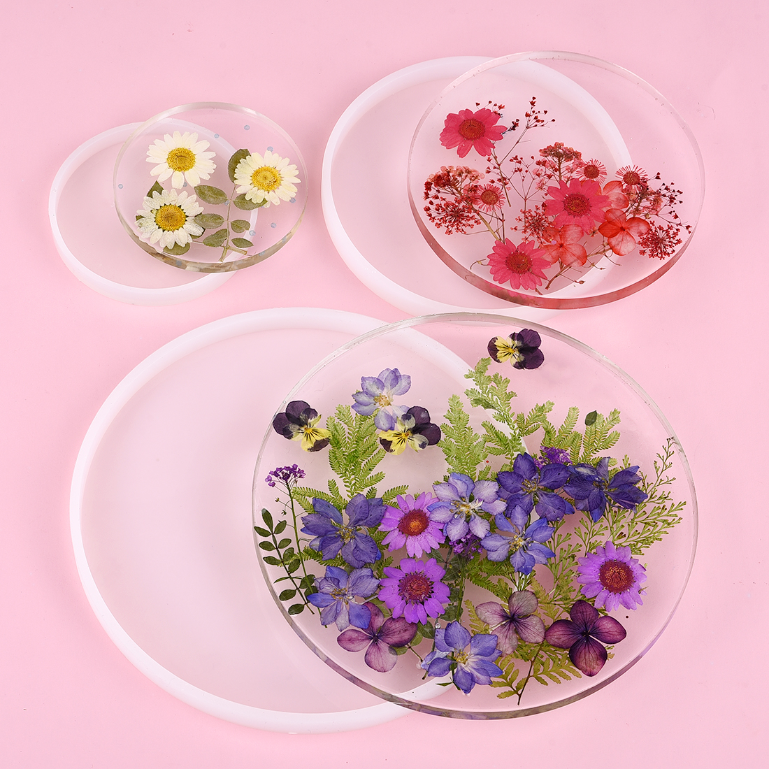 DIY Round Square Rectangle Sha - огляд і ціна Coaster Mold Round