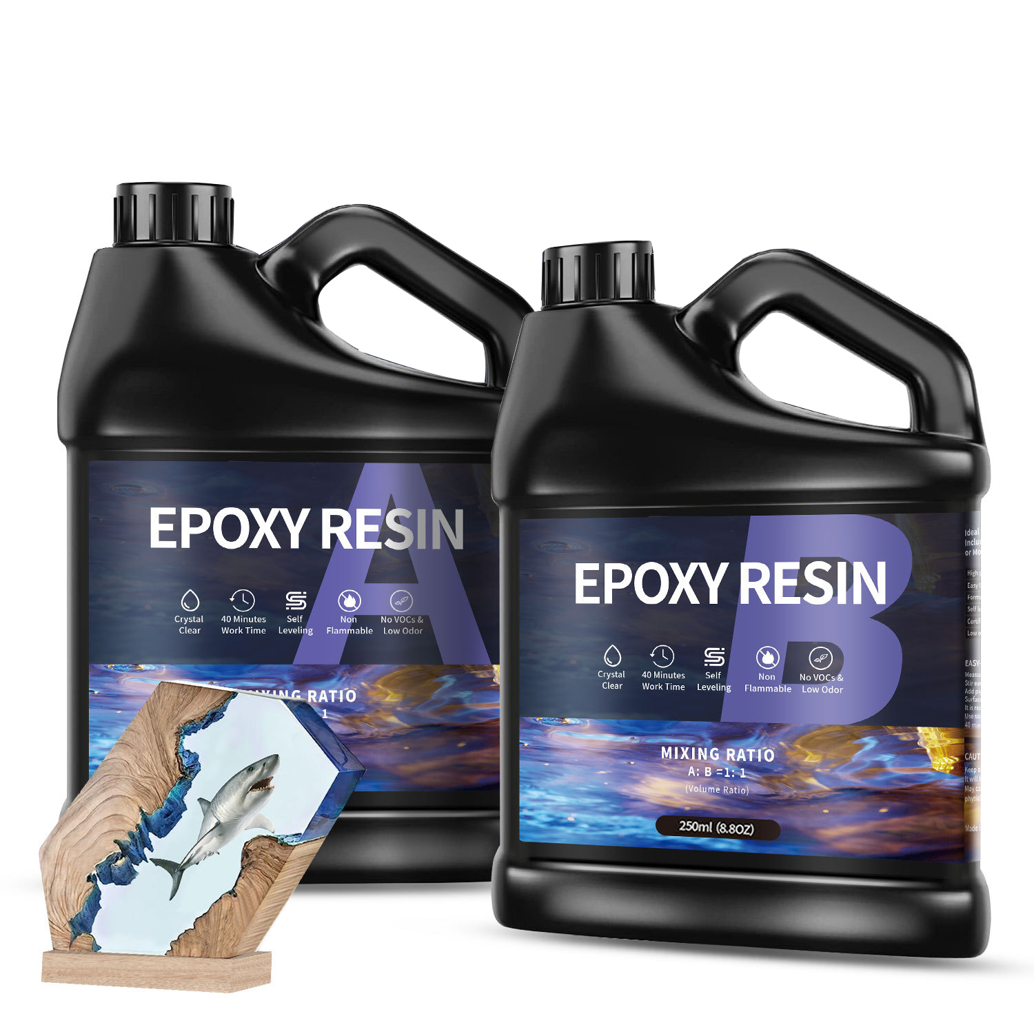 500g/1000g  AB Epoxy Resin Glu - огляд і ціна Epoxy Uv Resin Kit