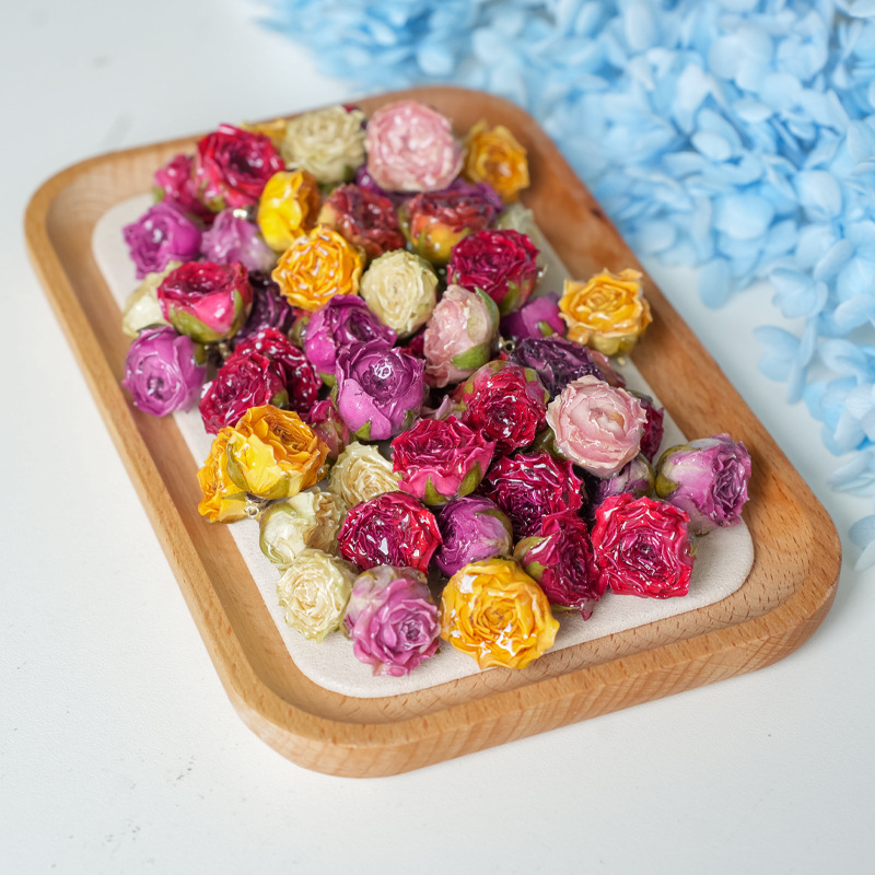 5pcs Drip Glue Roses Dried Flo - огляд і ціна Dried Flower Bulk