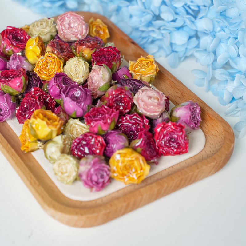 5pcs Drip Glue Roses Dried Flo - огляд і ціна Dried Flower Bulk