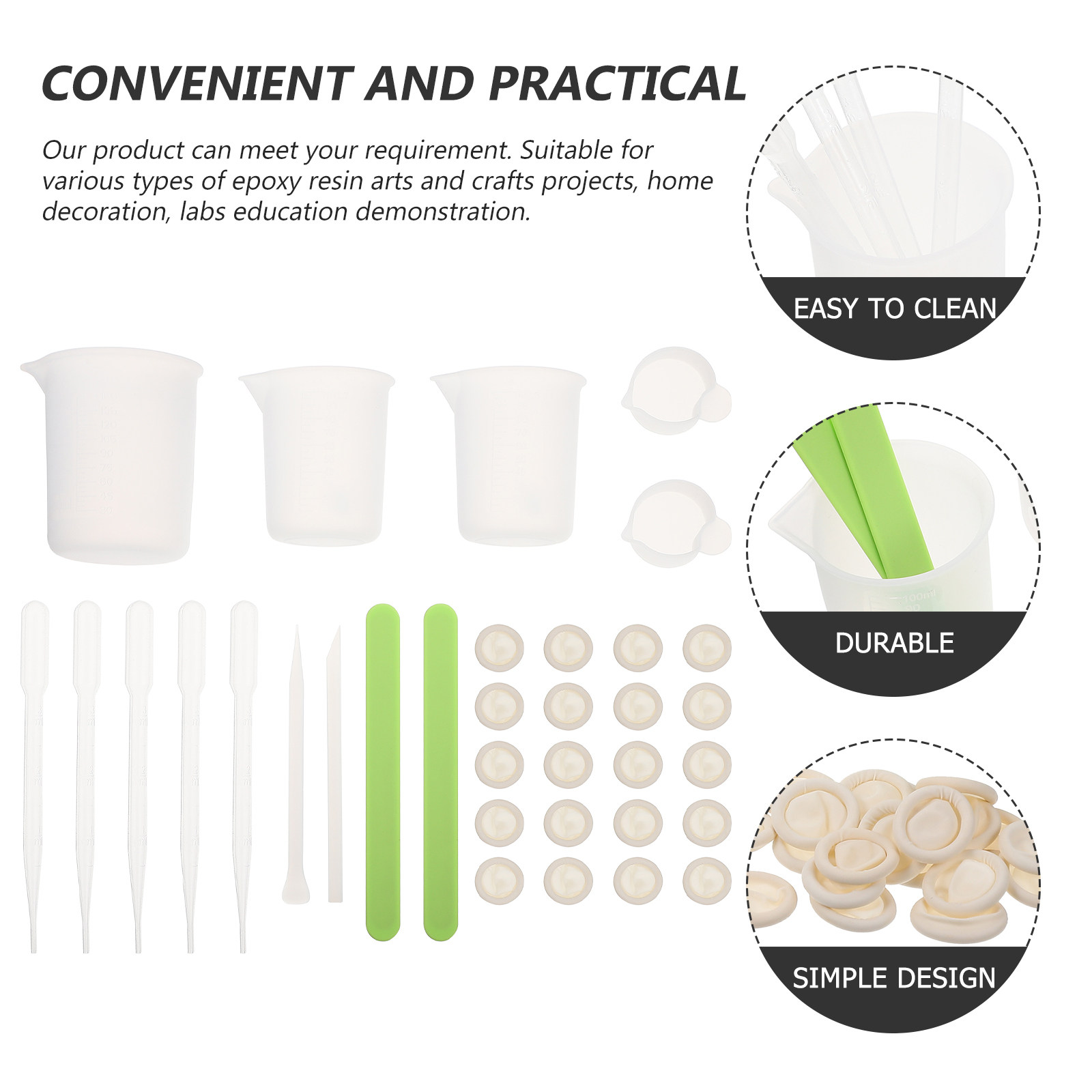 1Set Premium Reusable Silicone - огляд і ціна Mixing Cup Silicone