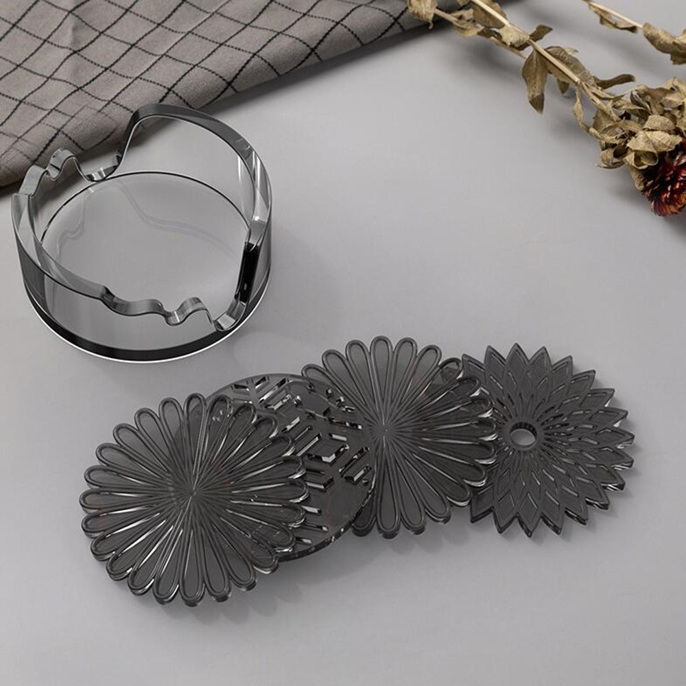 1Pcs Round Coaster Resin Silic - огляд і ціна Coaster Mold Round