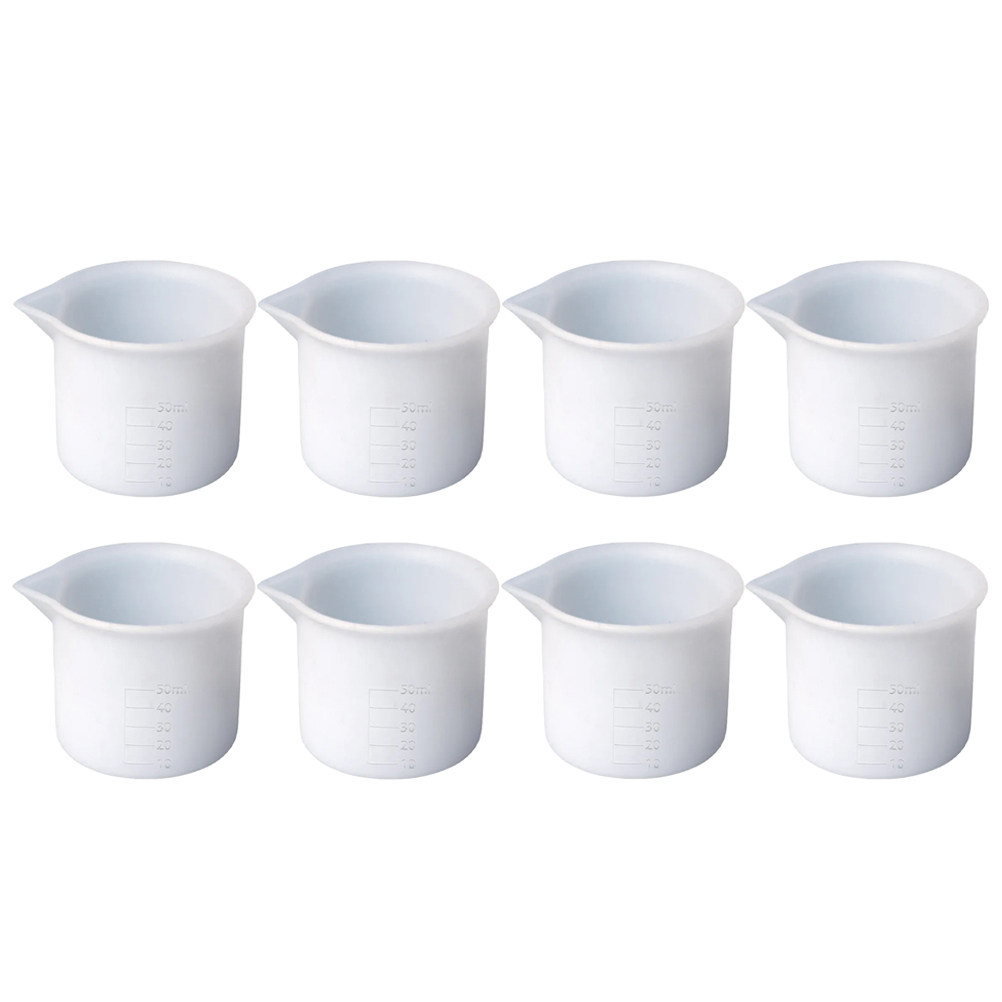 8Pcs Silicone Measuring Cups S - огляд і ціна Mixing Cup Silicone