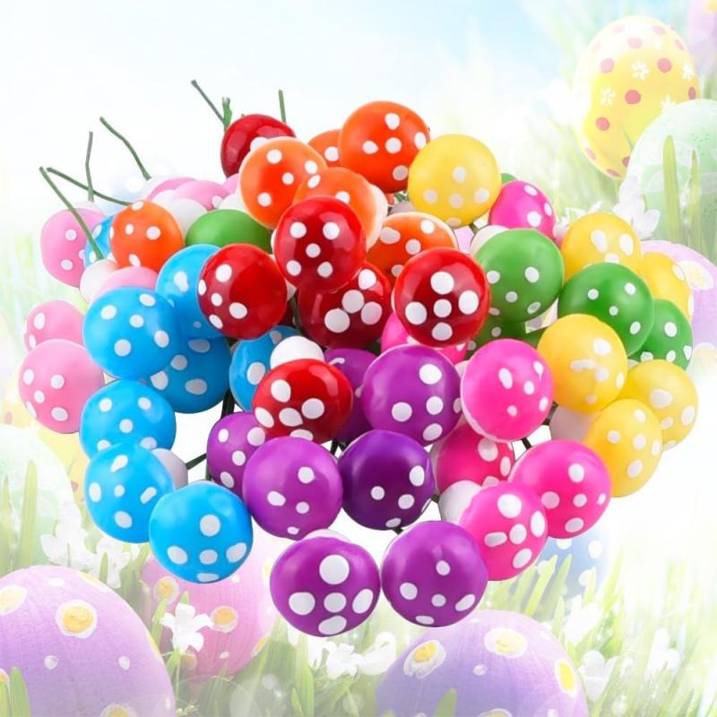 10-80PCS Mini Color Mushroom D - огляд і ціна Terrarium Moss Art