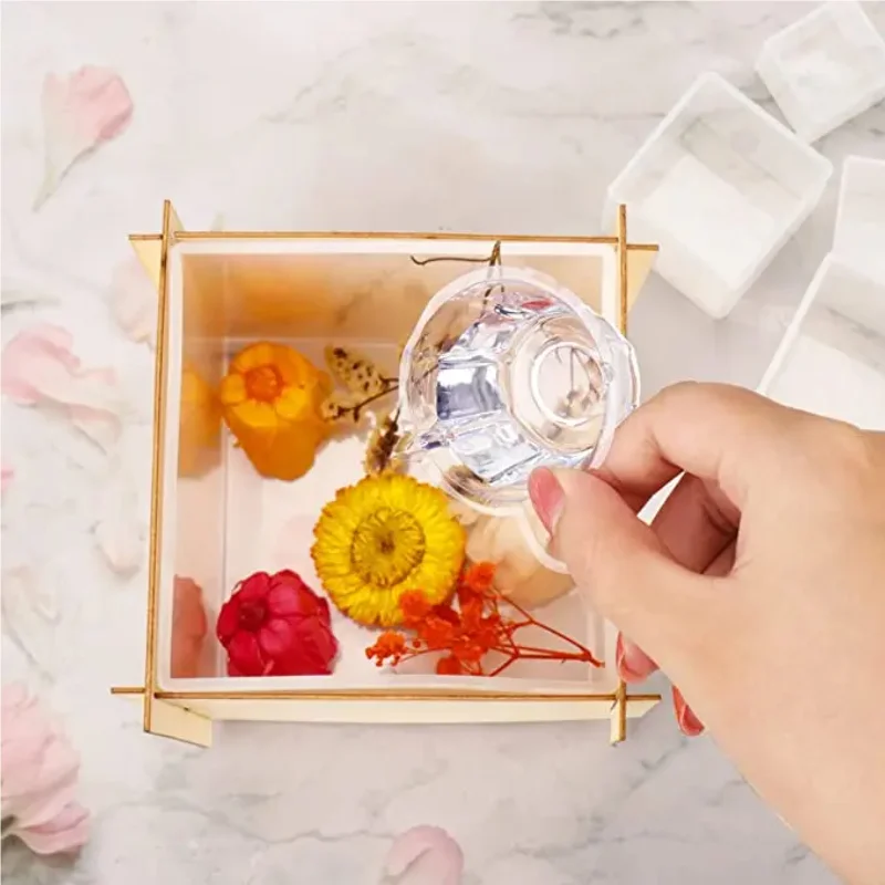 Large Square Resin Molds Upgra - огляд і ціна Flower Preservation Resin
