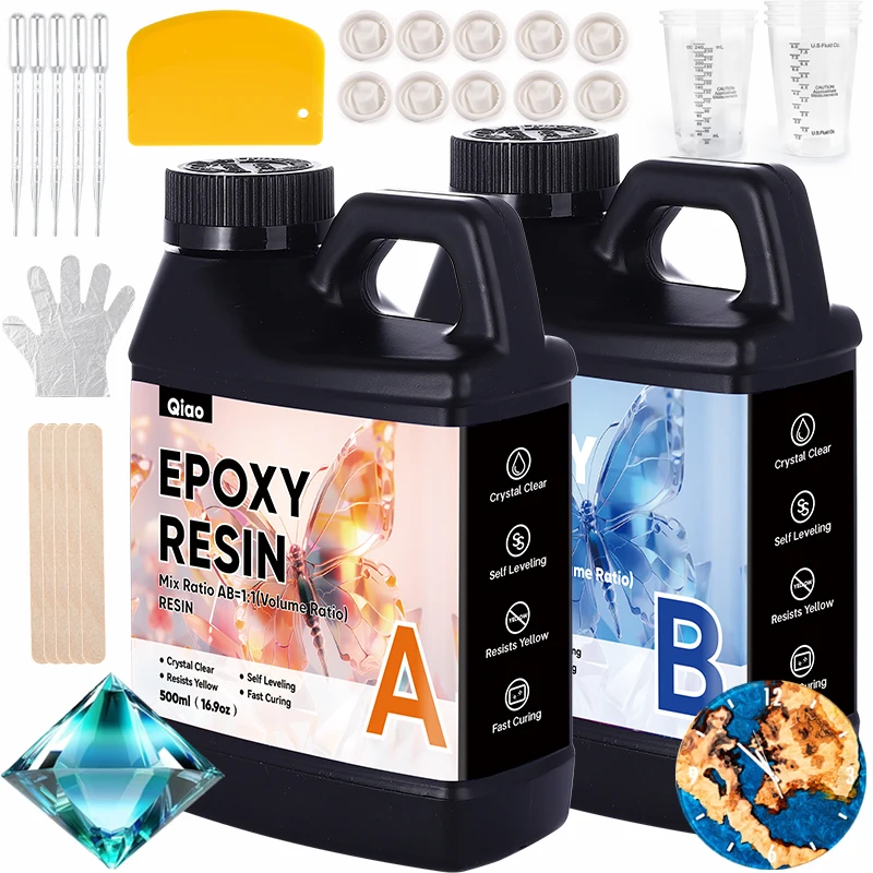 Anti-Yellowing Crystal Clear E - огляд і ціна Resin Jewelry Kit