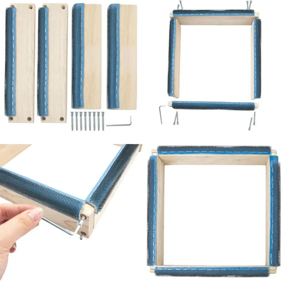Punch Needle Frame Square Embr - огляд і ціна Wood Ring Blank