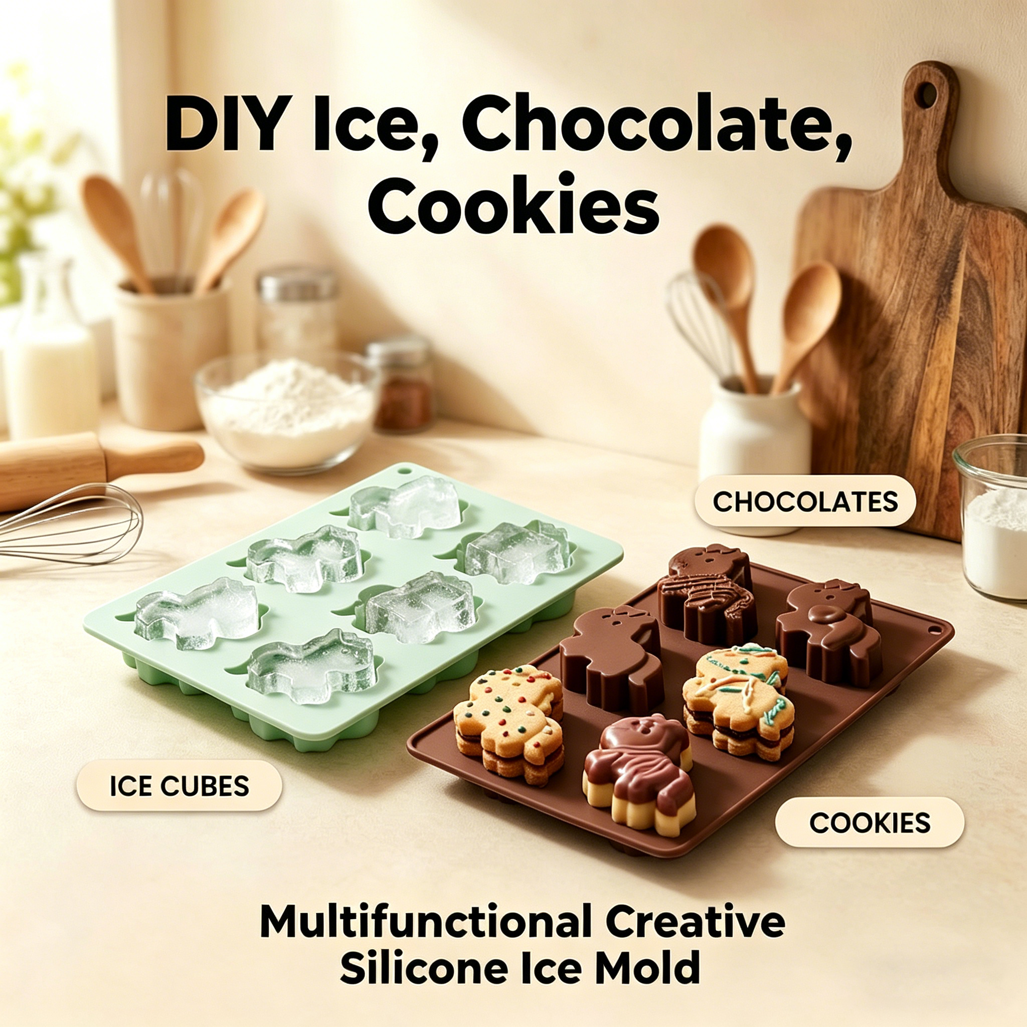 Creative Horse Silicone Ice Mo - огляд і ціна Silicone Mold Tray