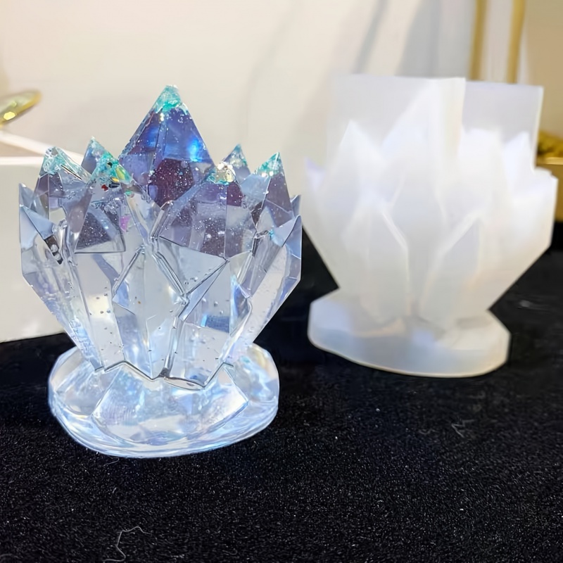 1pcCrystal Cluster Decorative  - огляд і ціна Serving Tray Mold