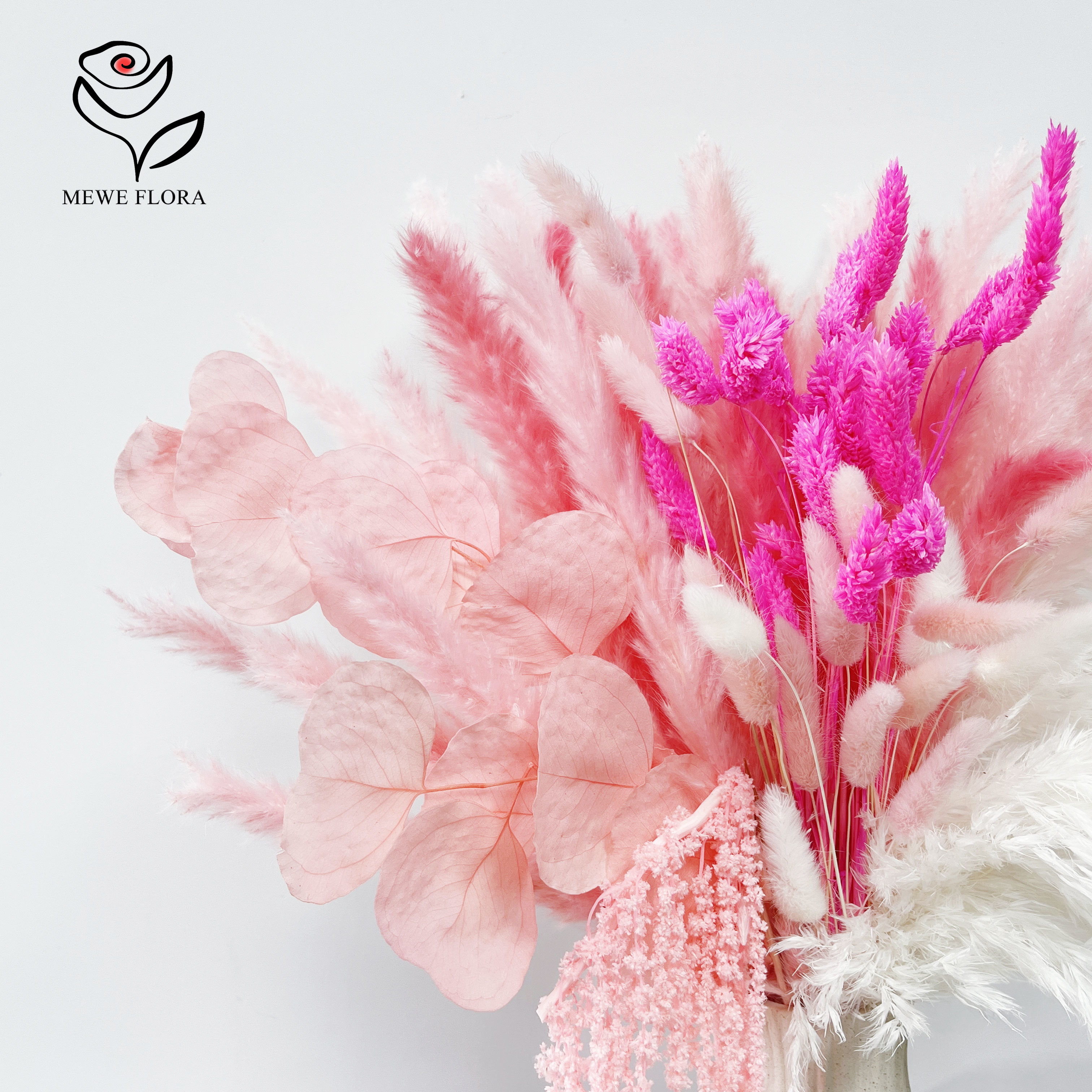 Natural Pampas Pink Dried Flow - огляд і ціна Dried Flower Bulk