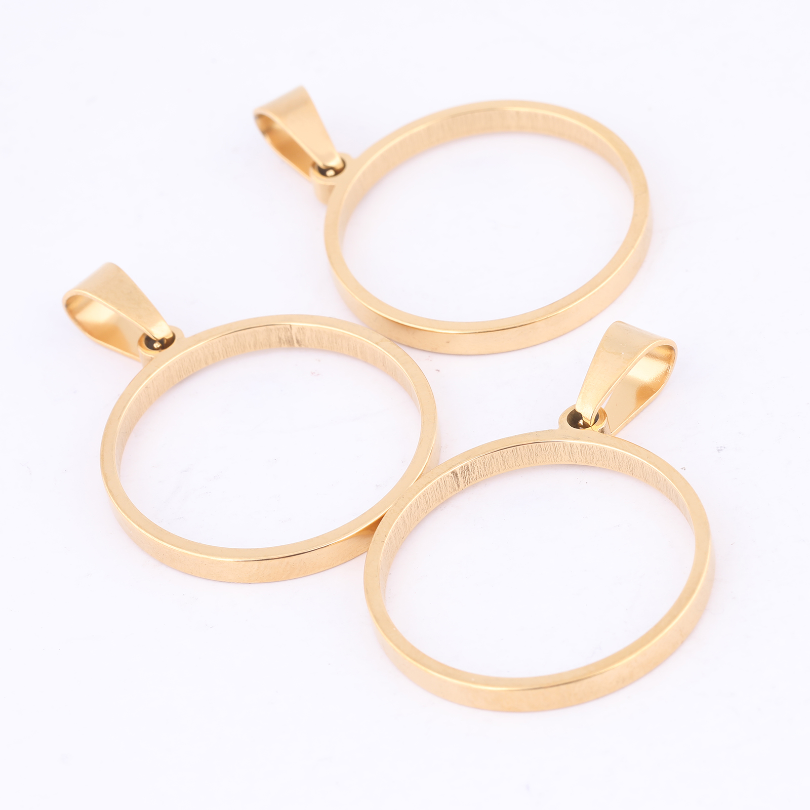 10pcs 25mm Round Open Bezel Ch - огляд і ціна Resin Craft Projects