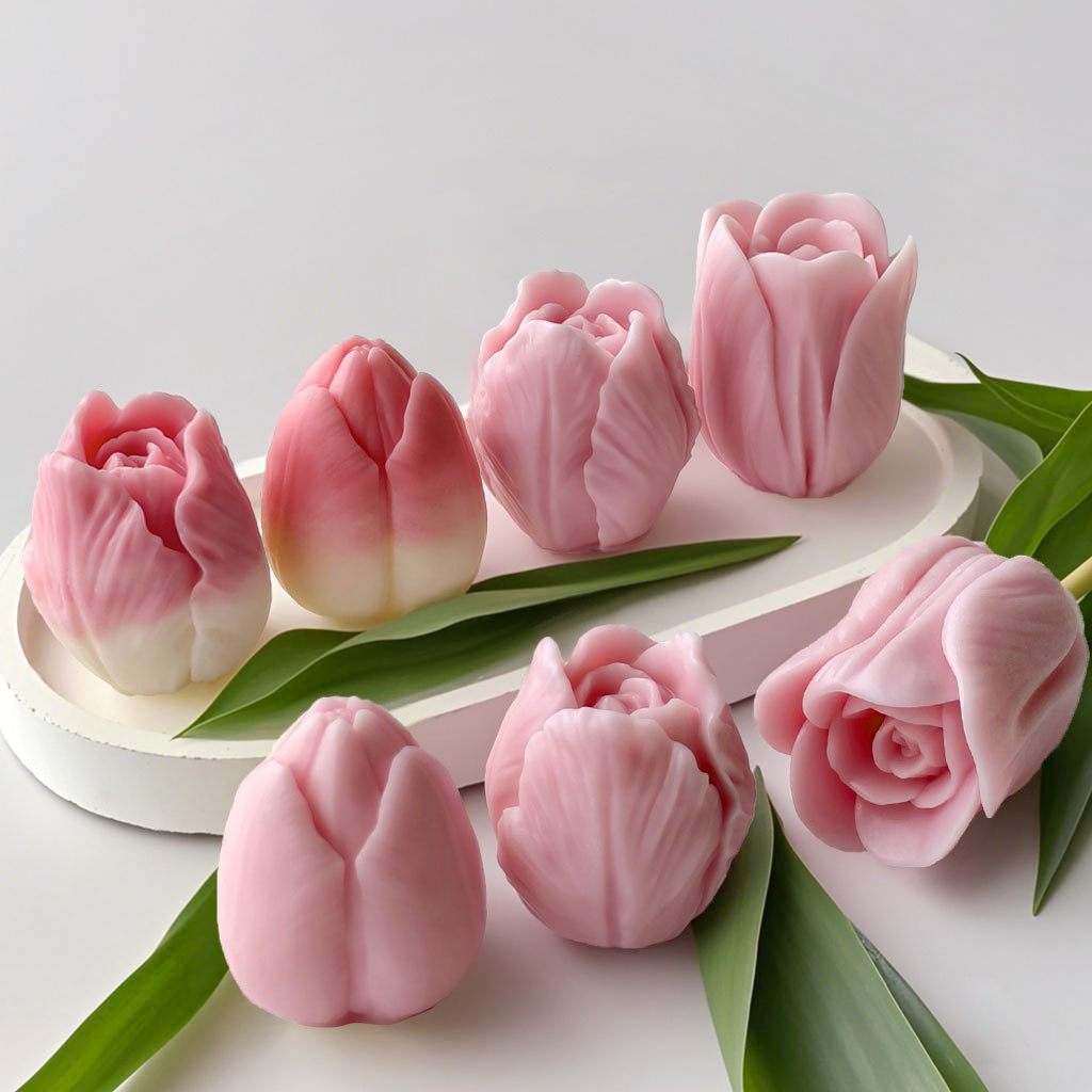 DIY tulip candle silicone mold - огляд і ціна Flower Preservation Resin