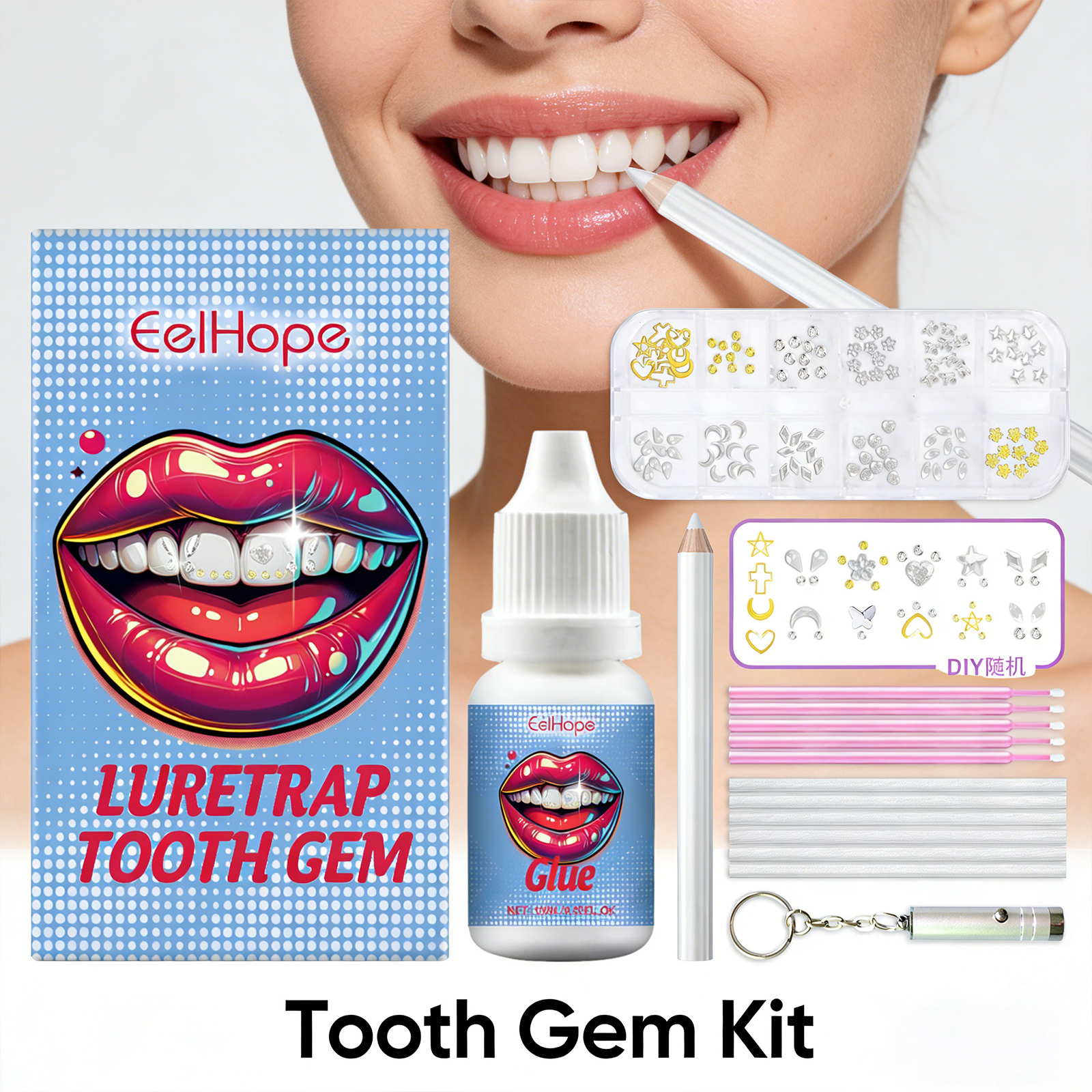 Tooth Gems Sparkling Teeth Jew - огляд і ціна Resin Jewelry Kit
